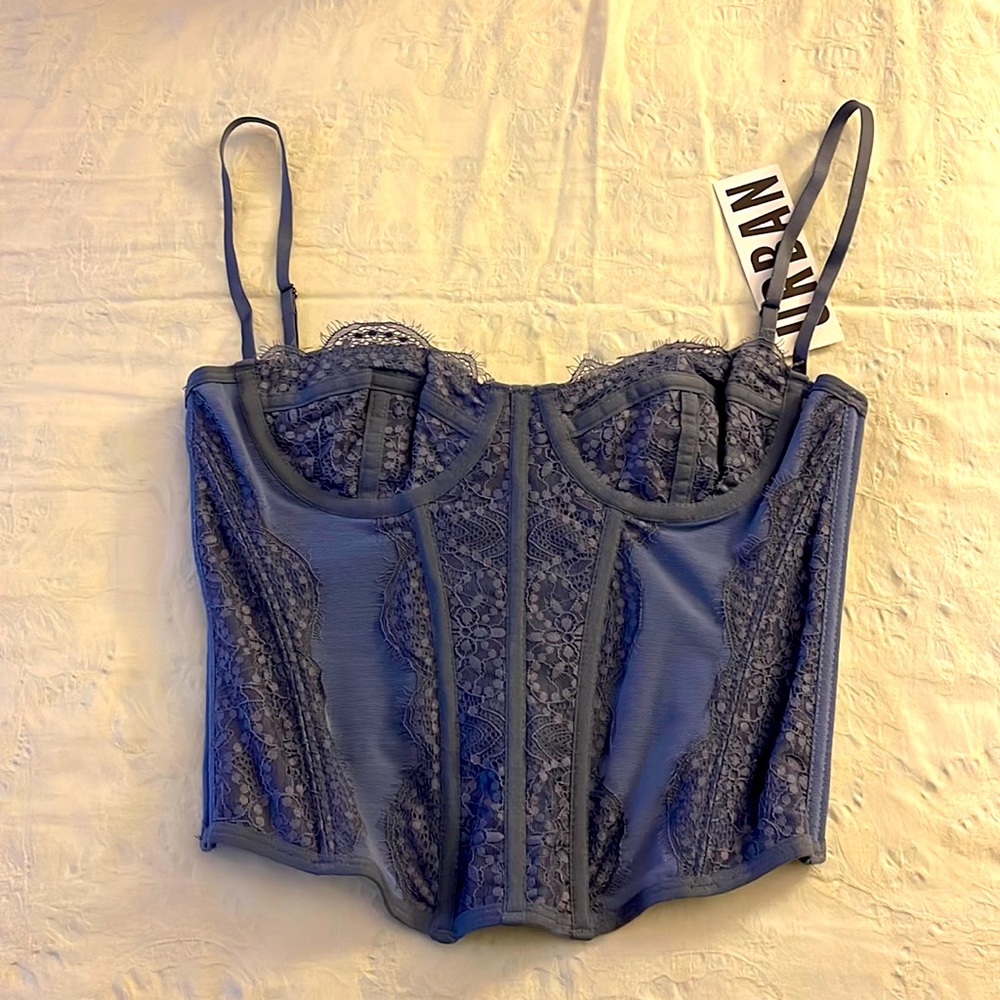 Modern Love Corset - Slate - UO